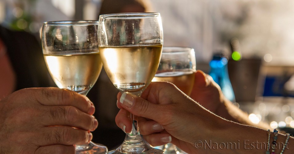 Wine Glasses Toast