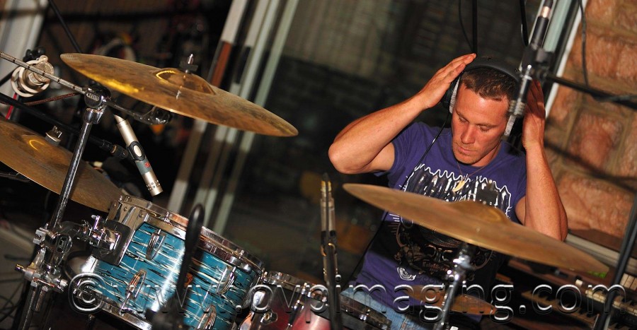 Scott Hartman on drums