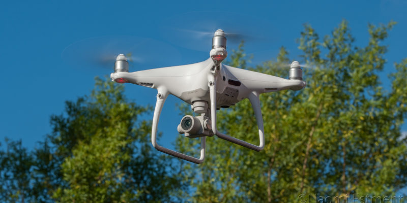 DJI Phantom 4 Pro, photographed by Naomi Estment
