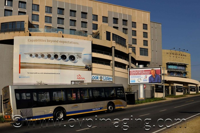 Gautrain Bus at Hyde Park