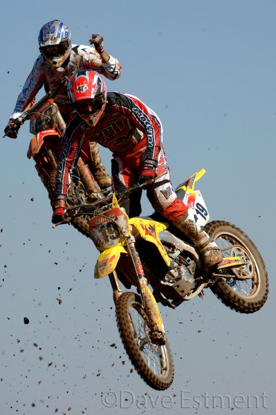 Motocross Riders in Action