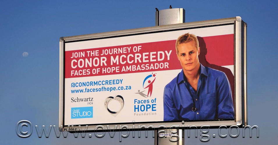 Faces of Hope billboard