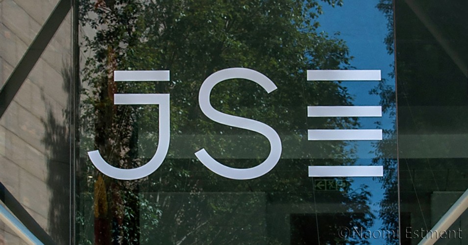 Johannesburg Stock Exchange Signage