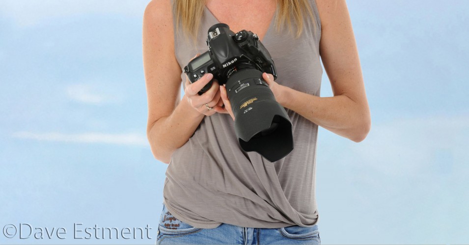 Naomi Estment with Nikon Camera