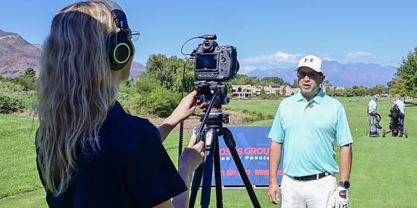 OV&P filming at WW Golf Day for Moosas Group